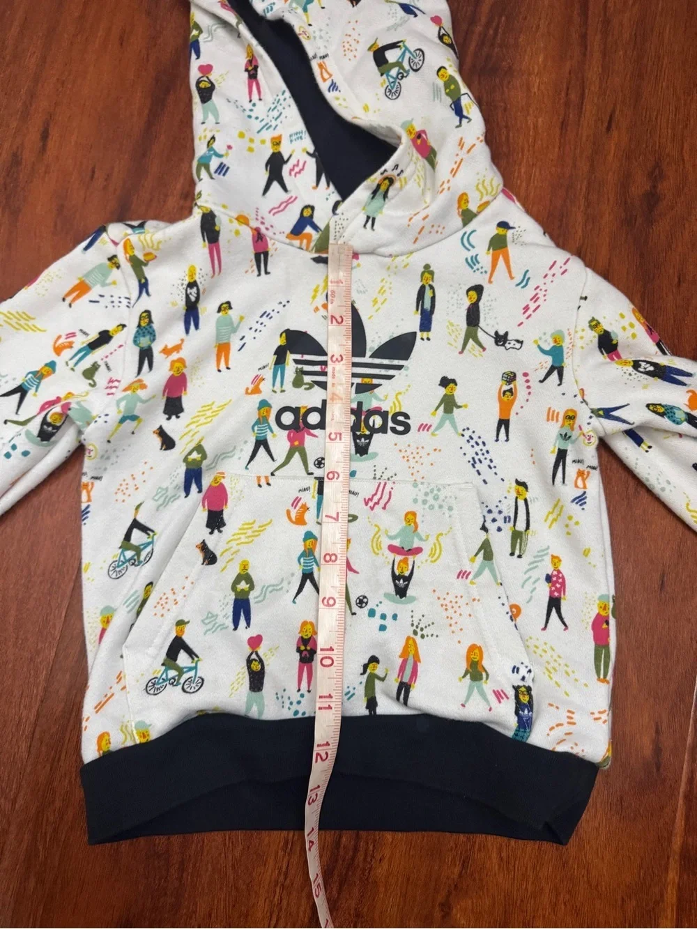Adidas Vintage Hoodie Jacket Toddler Size Small 4-5